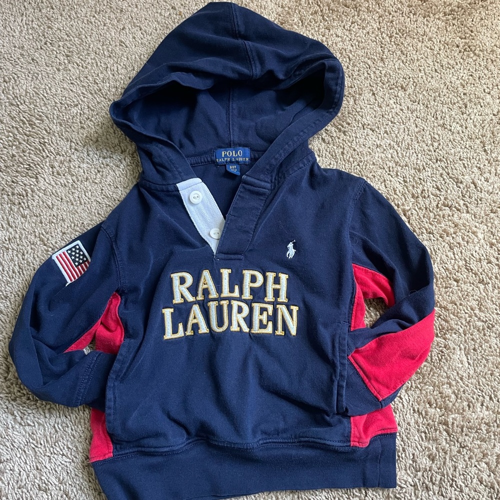 Polo RL 2t embroidered hoodie